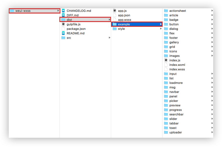 Components path