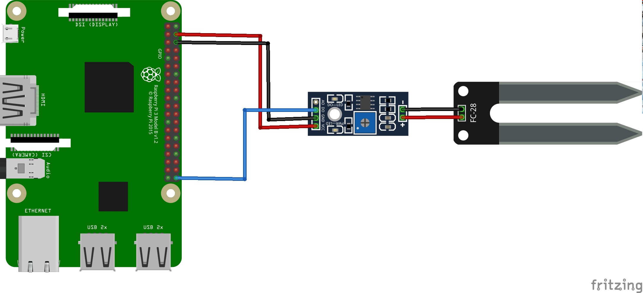 Lighting an LED