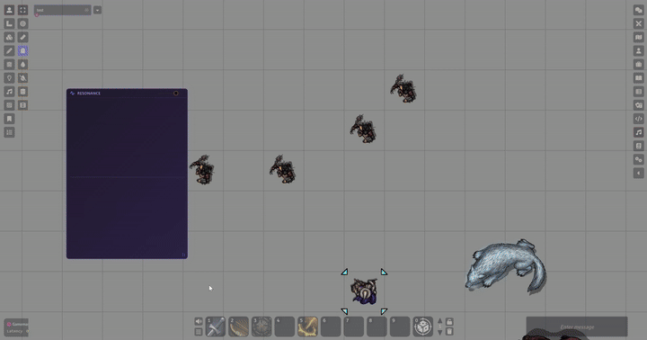 Fireball AoE with automated spell sounds