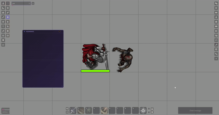 Melee combat with automated sound triggers