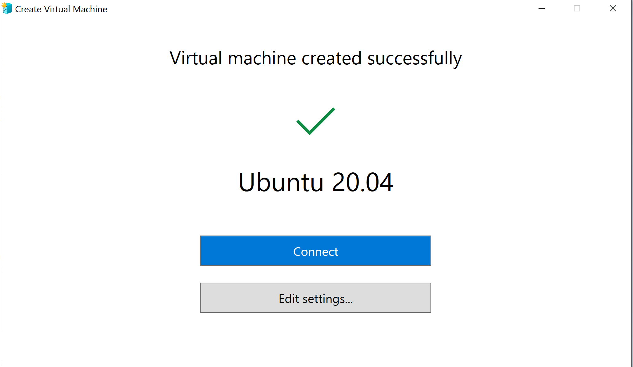 Create VM