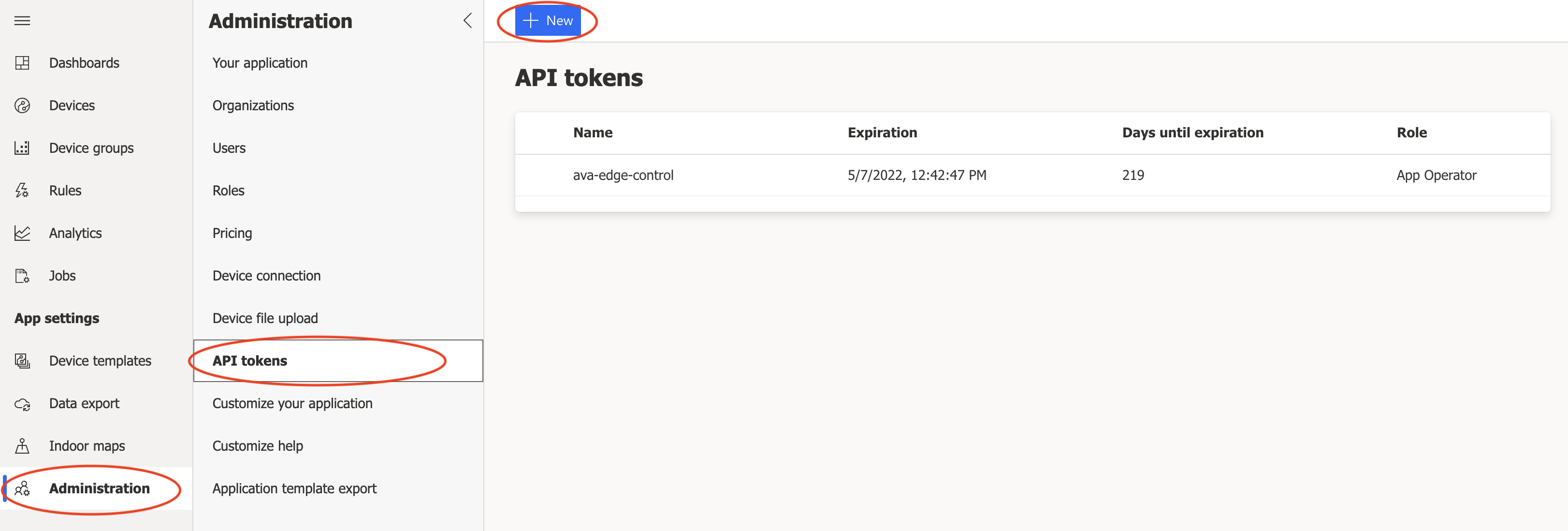 API Token