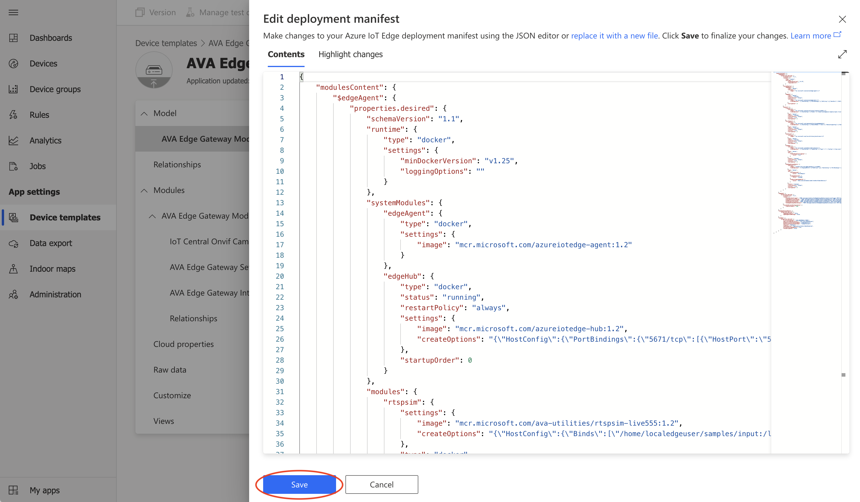 Display Gateway Manifest