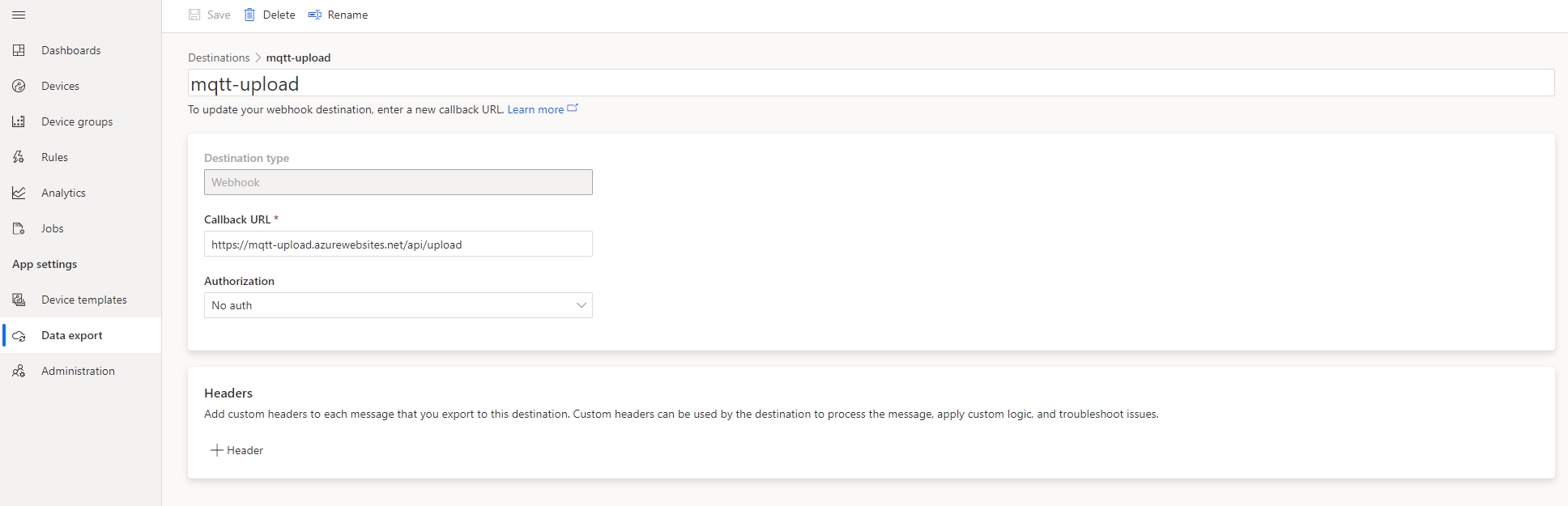 CDE UX for file transfer destination