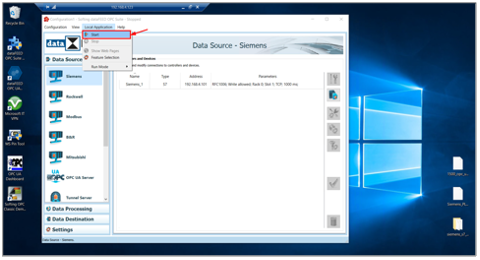 dataFEED OPC Suite Configuration