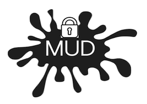 image of mud and a lock