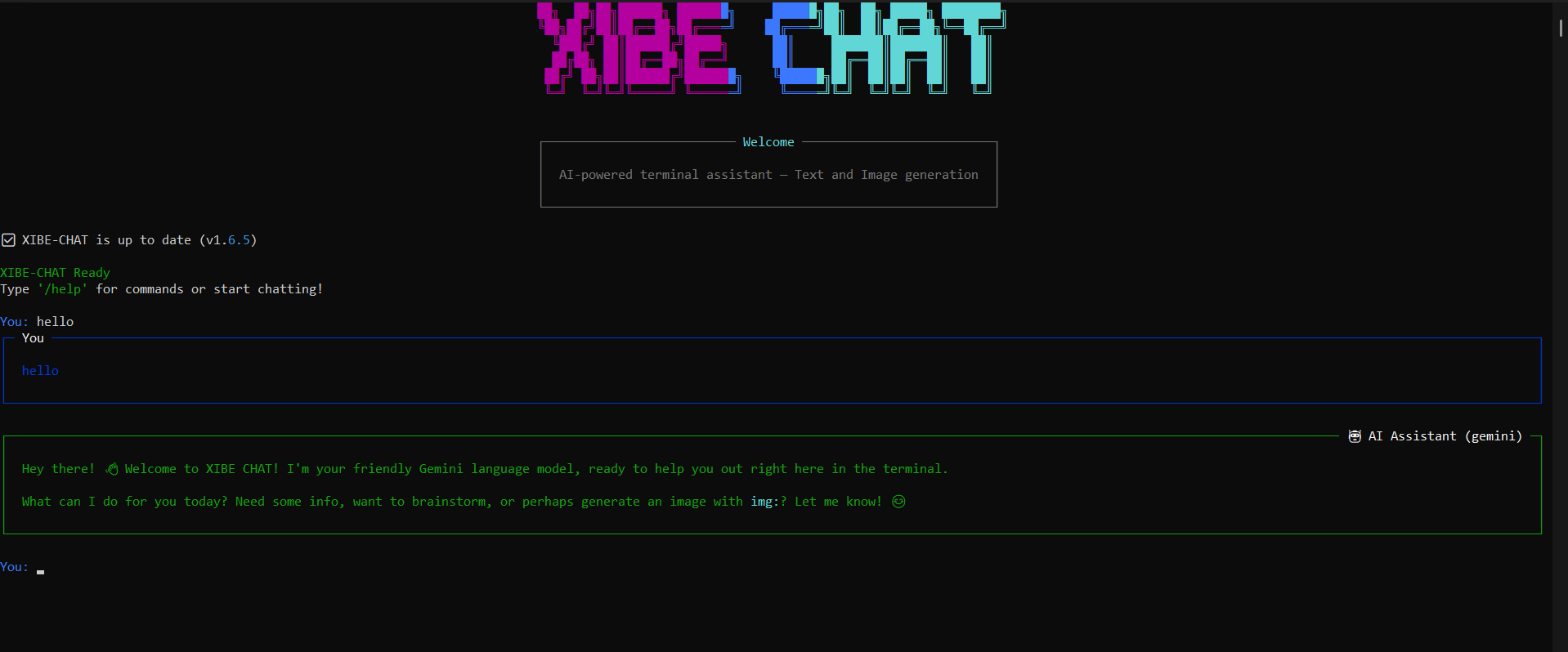 XIBE-CHAT Interface