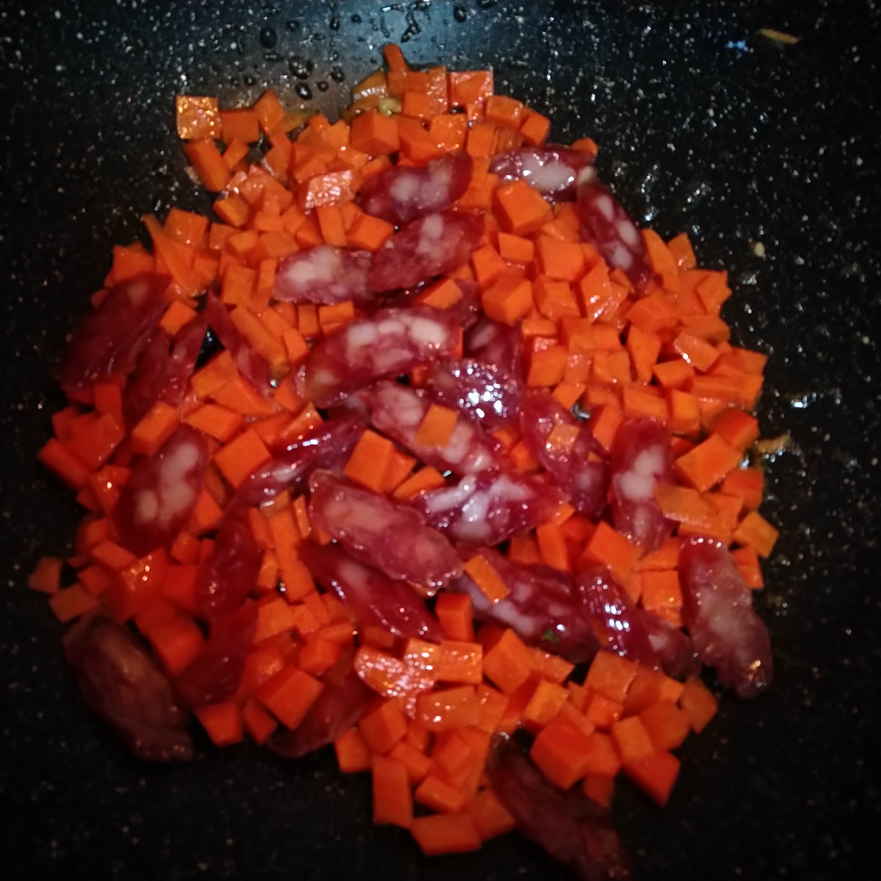 加胡萝卜青菜