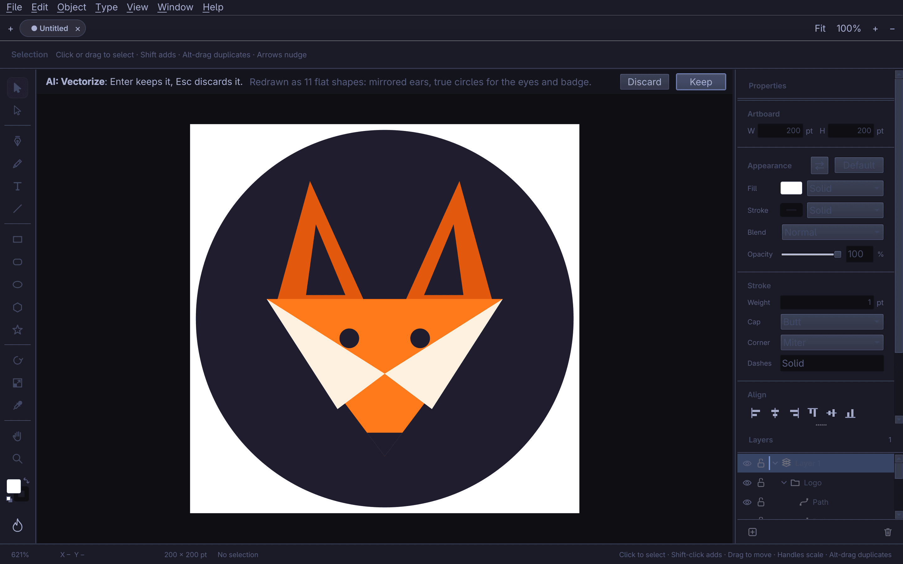 Vectorize after