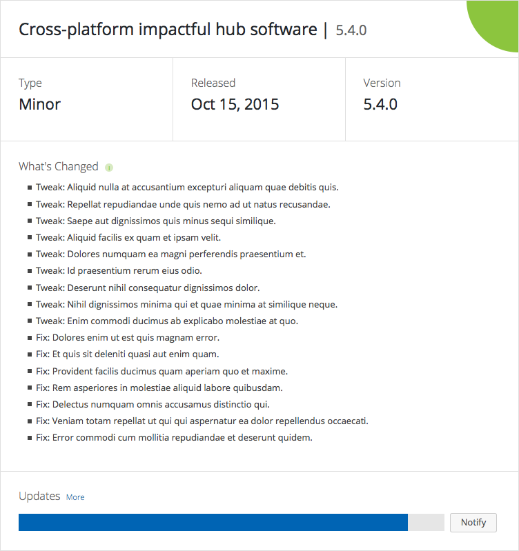 Release Overview