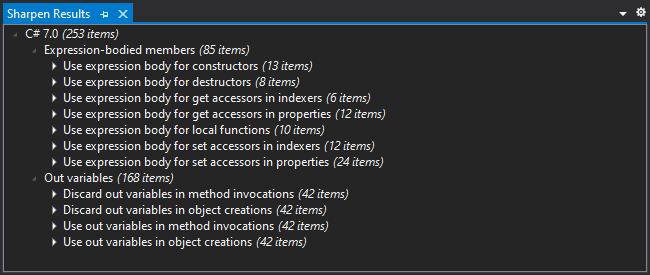 C# 7.0 recommendations and considerations