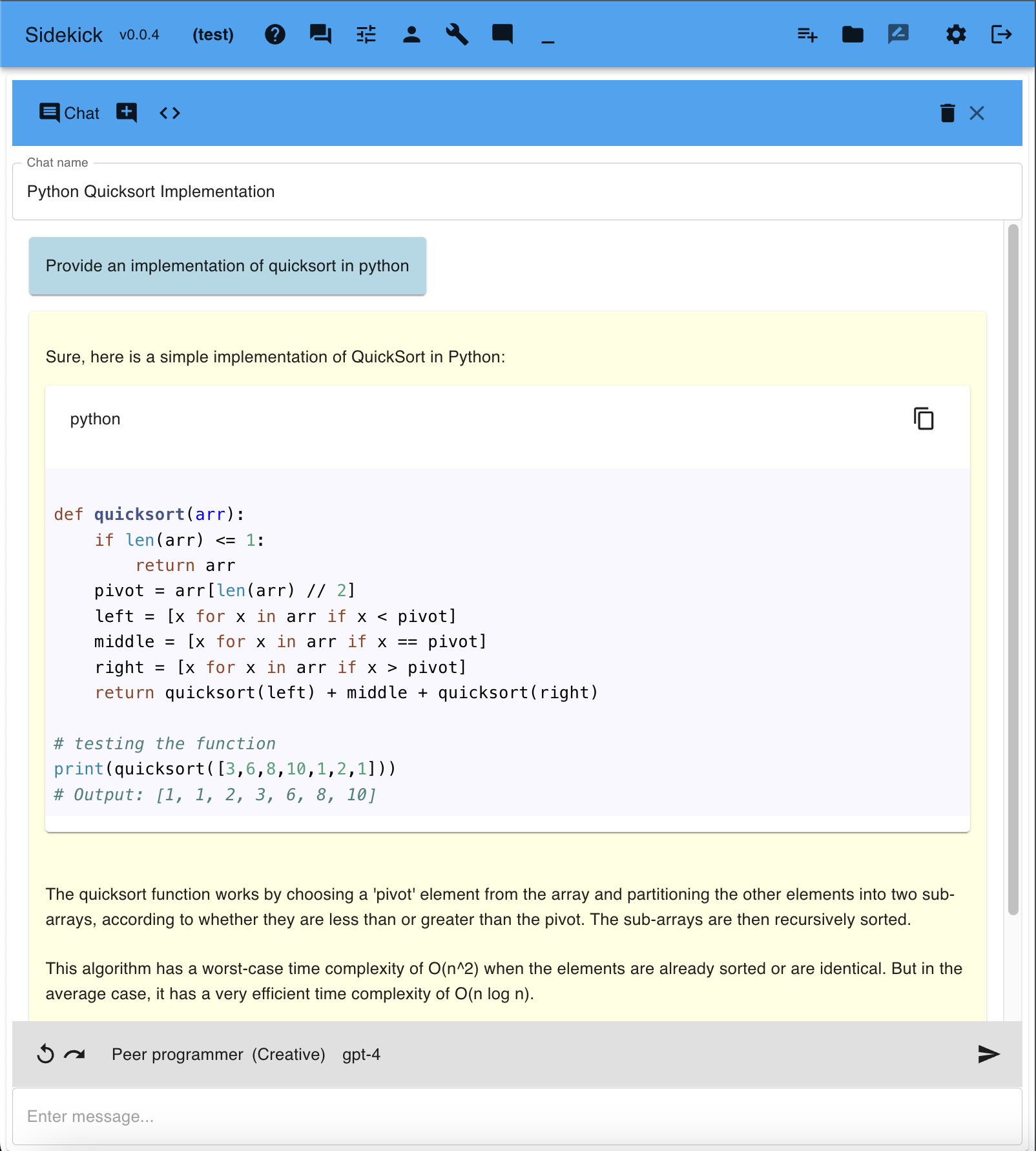 Sidekick Syntax Highlighting