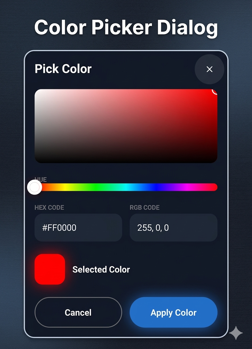 Color Picker Banner