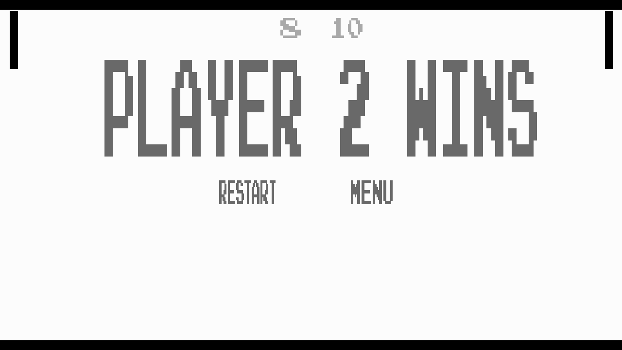 player 2 won!