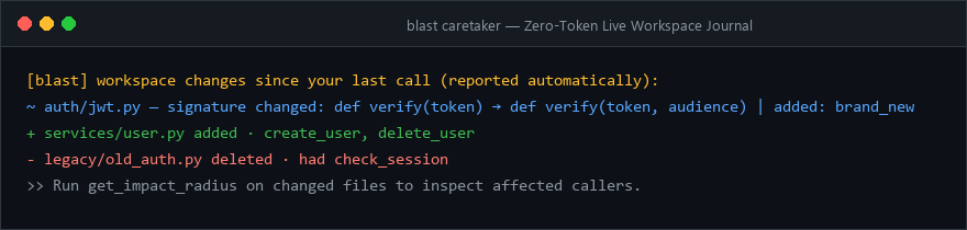 BlastCode Caretaker Demo