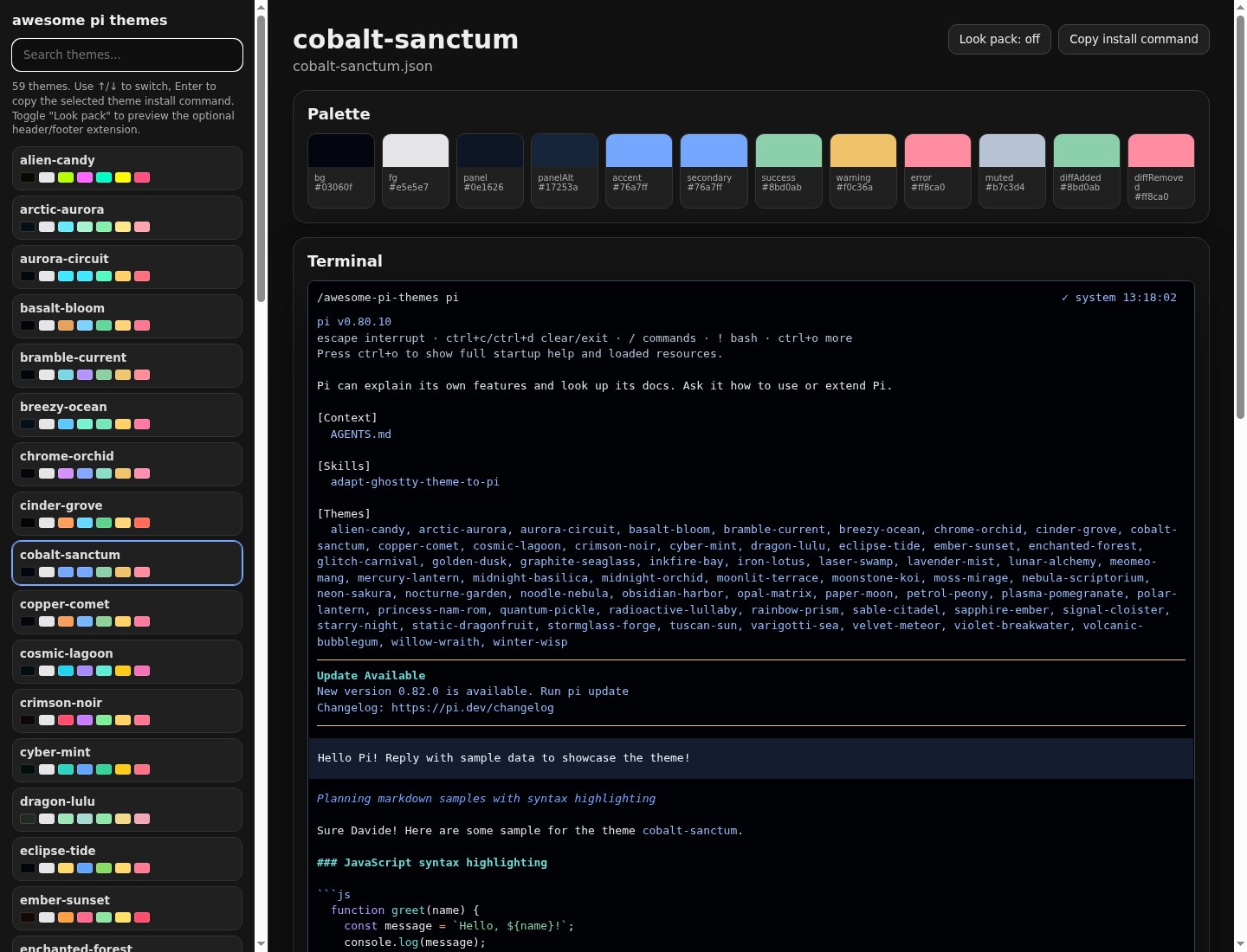 Screenshot of cobalt-sanctum