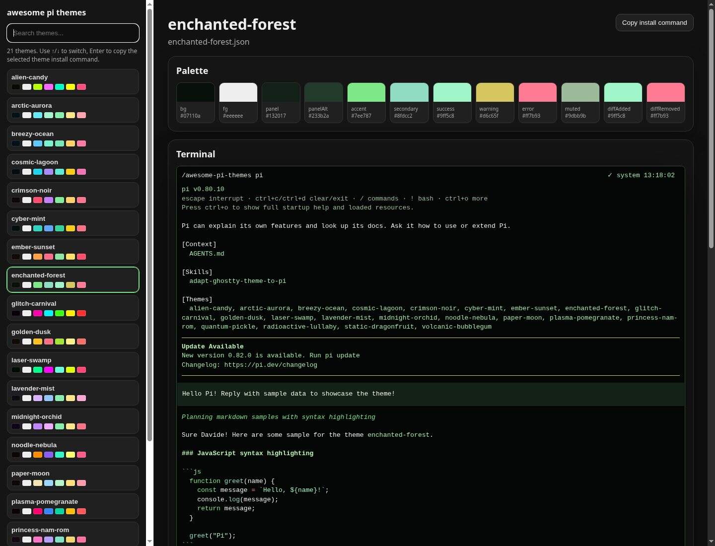 Screenshot of enchanted-forest