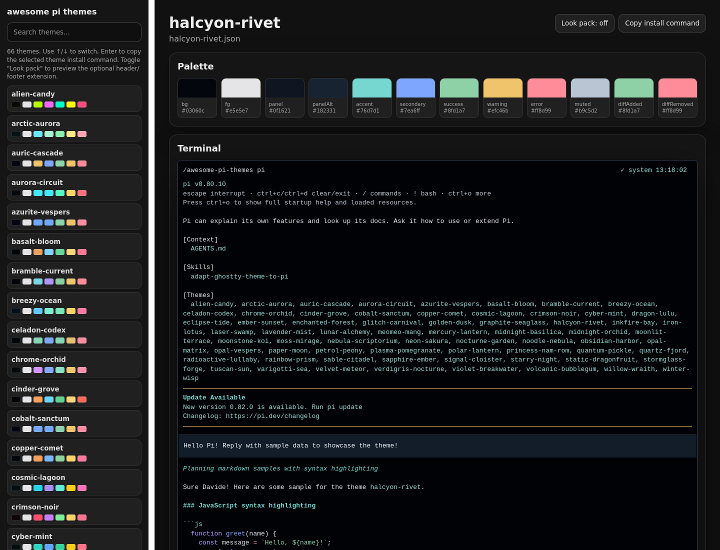 Halcyon Rivet screenshot
