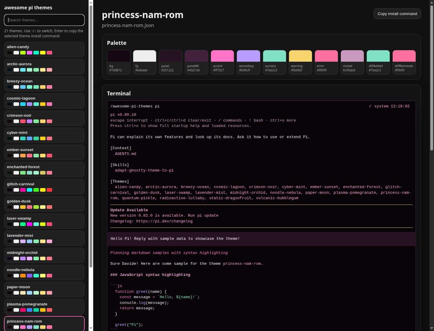 Screenshot of princess-nam-rom