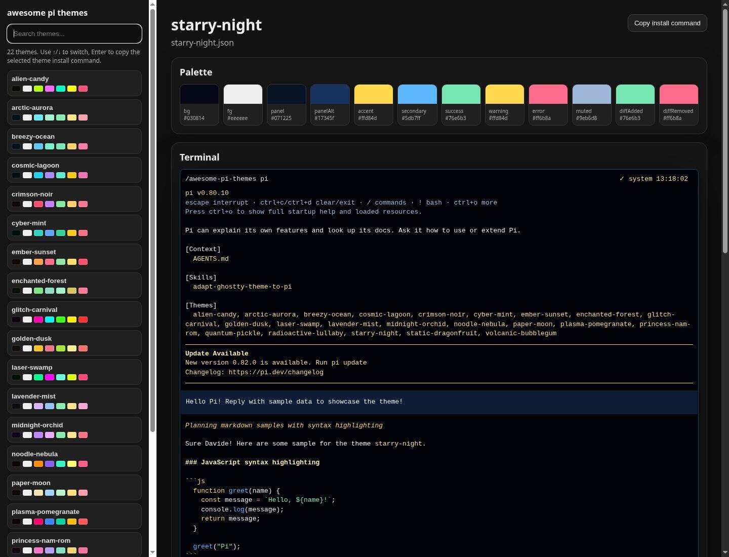 awesome-pi-themes screenshot 1