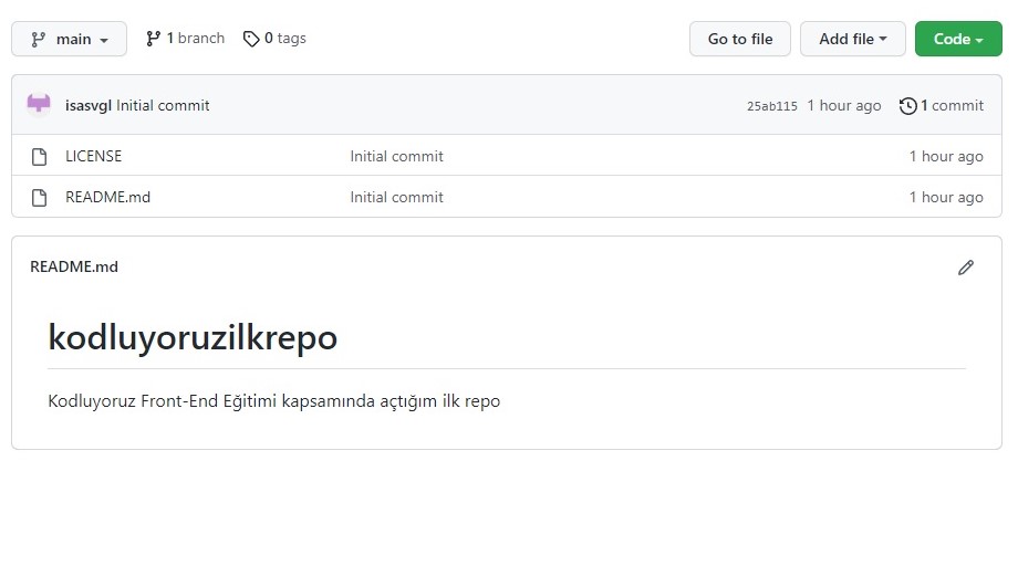 GitHub - isasvgl/kodluyoruzilkrepo: Kodluyoruz Front-End Eğitimi ...