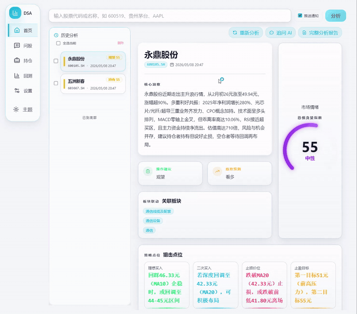 DSA Web 工作台演示