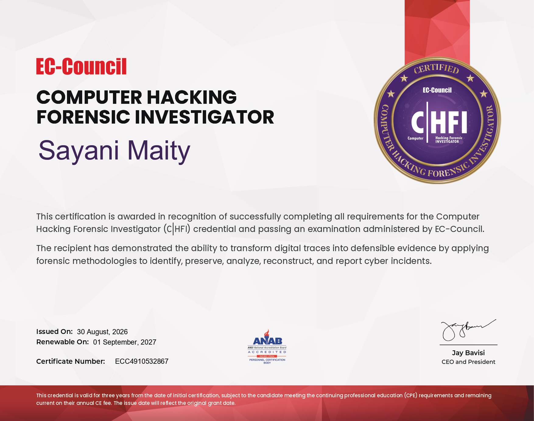 CHFI v11