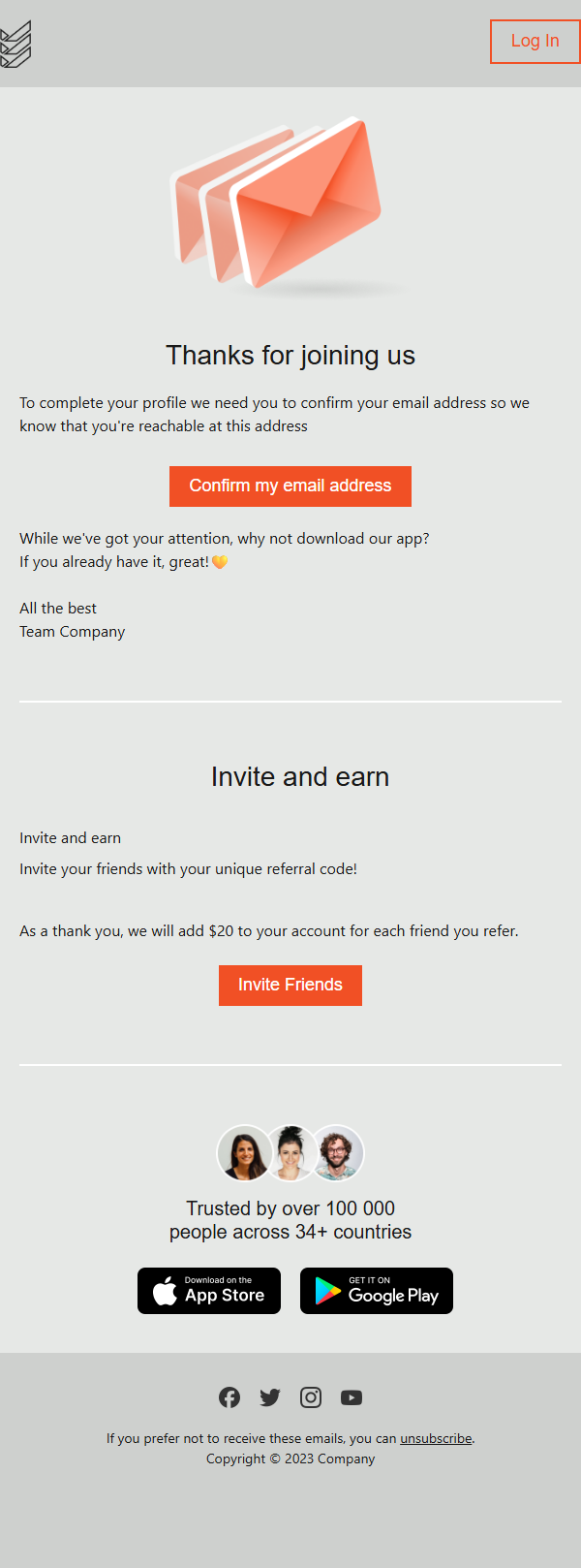 SaaS Email update