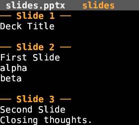 viewer — slide deck