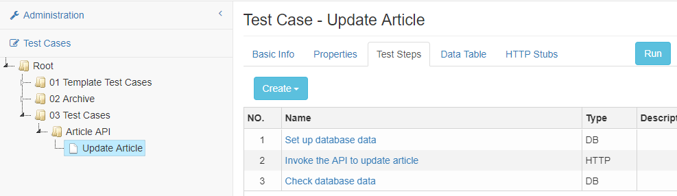 Test Case Outline