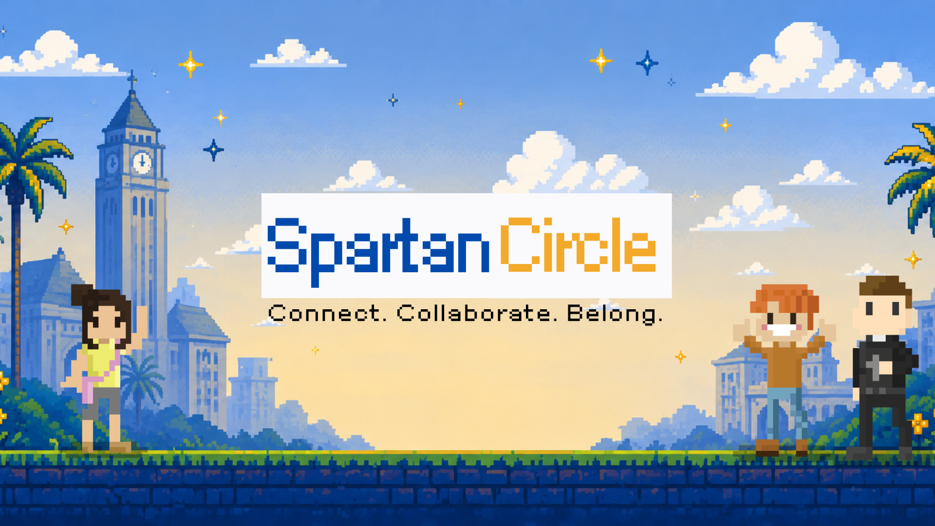SpartanCircle Banner- Pixel Student