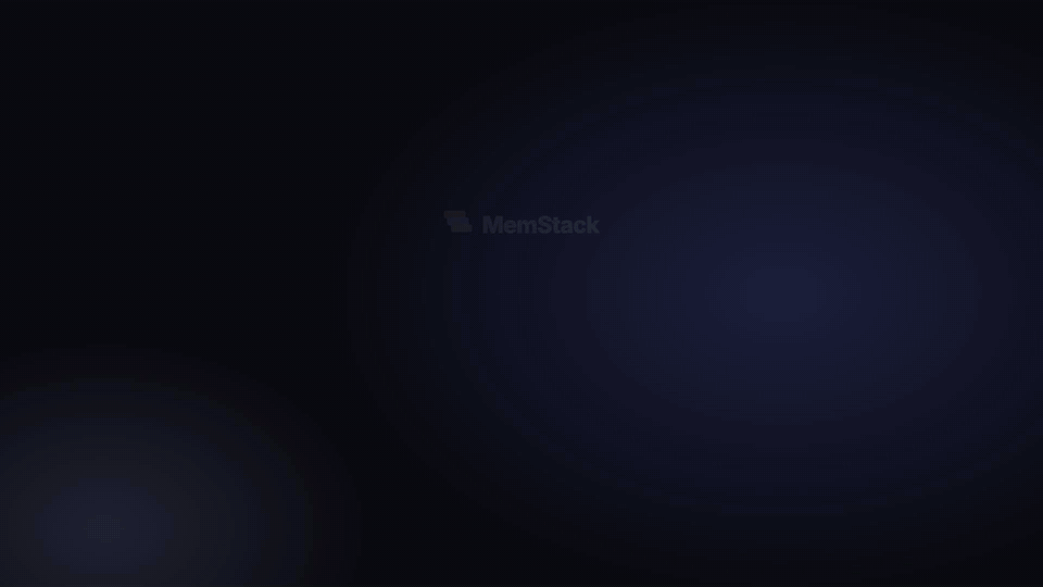 Claude Code saves a project convention to MemStack; a new Codex session recalls it and writes pnpm install and fly deploy