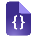 JSON Resume Connect logo: a pair of braces on a folded page