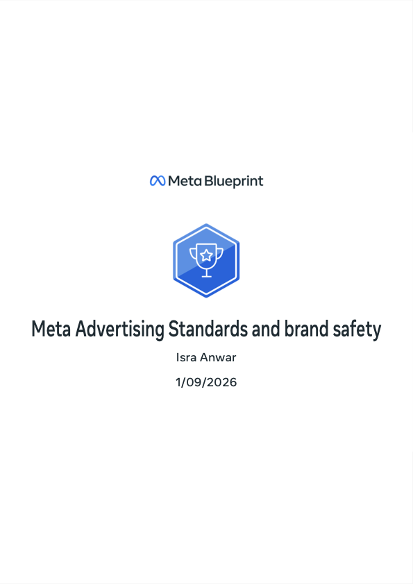 Meta Advertising Standards and brand safety — Meta Blueprint certificate