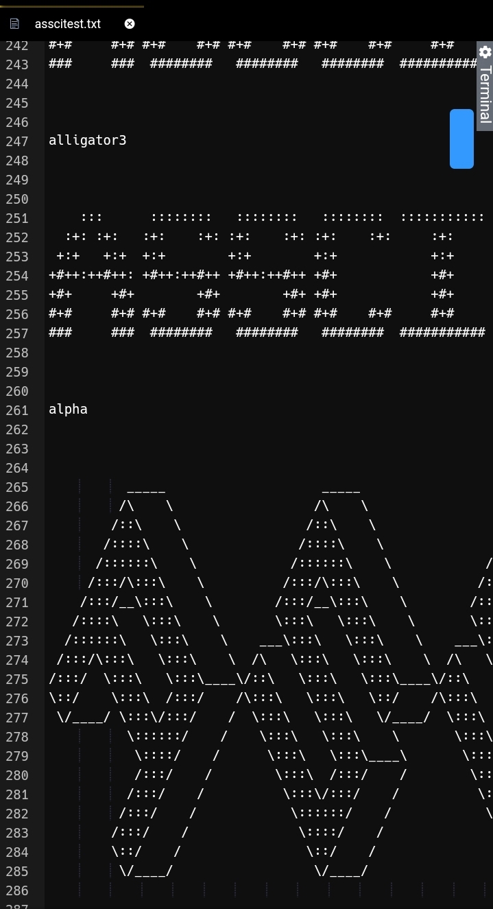 GitHub - Issamiso/ascii: Text To Ascii Generator