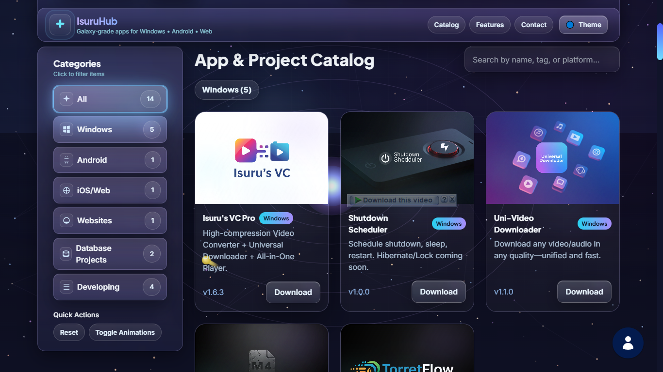 Website Preview of isuruhub.site