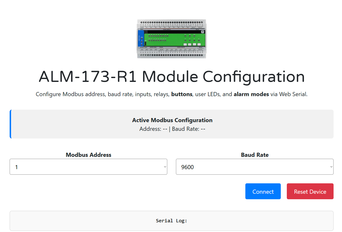 Active Modbus Configuration