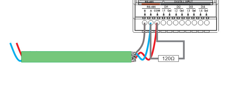 RS-485 bus connection