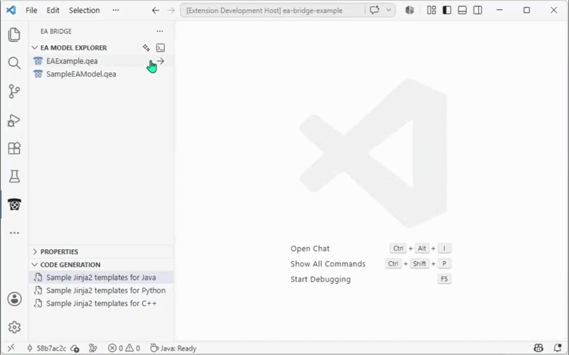 Ask questions about your EA model with AI