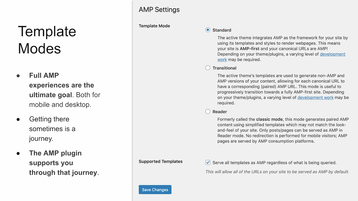 Switch from Reader mode to Transitional or Standard mode in AMP settings screen.