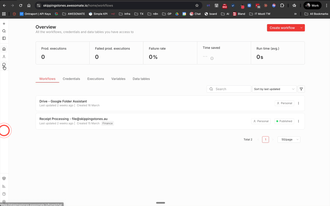 Chat Hub open with sidebar showing Workflow Agents, Personal Agents, and base model chat options