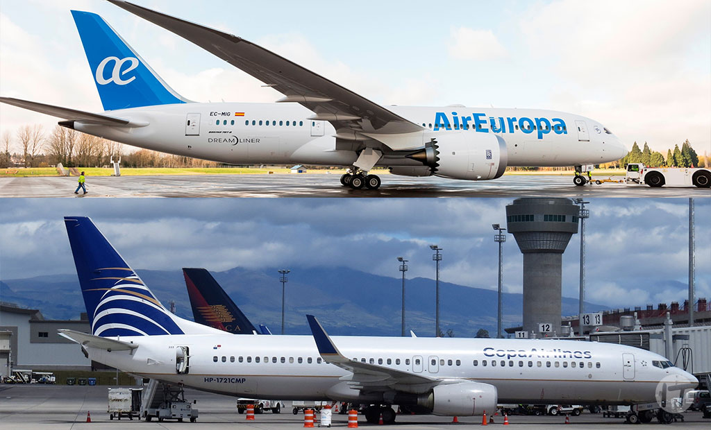 Air Europa y Copa Airlines anuncian nuevo acuerdo de código compartido