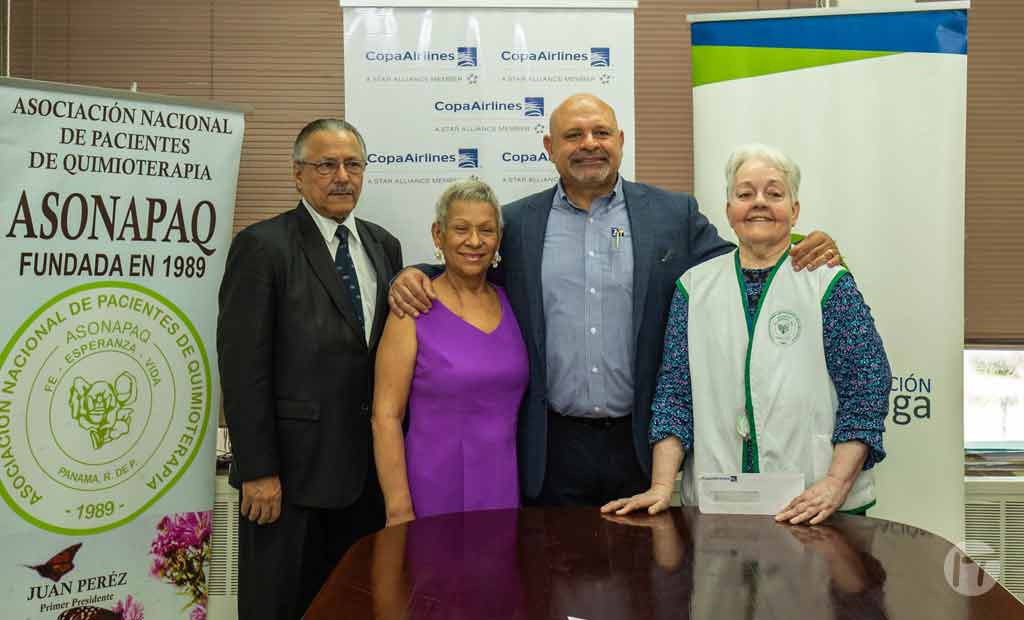 Copa Airlines dona $50 Mil a la asociación nacional de pacientes de quimioterapia