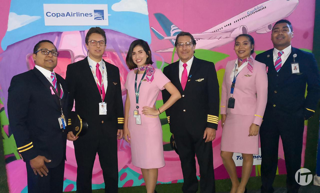 Primer vuelo ROSA de Copa airlines sorprendió a pasajeros con un mensaje de vida