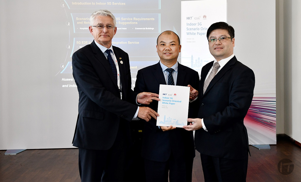 Huawei, HKT y GSA lanzan conjuntamente el White Paper orientado a escenarios 5G para interiores