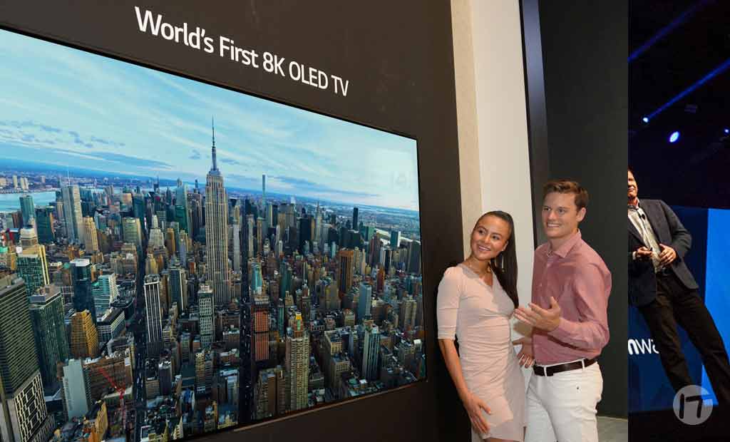 LG Presenta el primer televisor OLED 8K