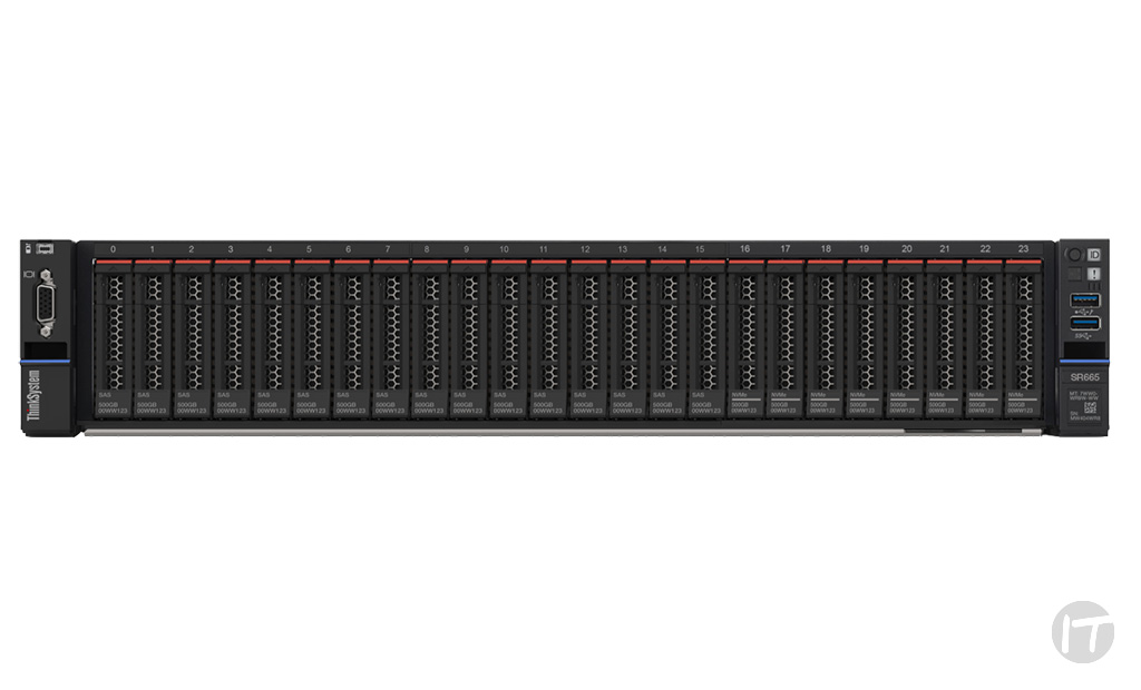 Nuevos servidores de Lenovo con dos procesadores AMD EPYC™  para Centro de Datos