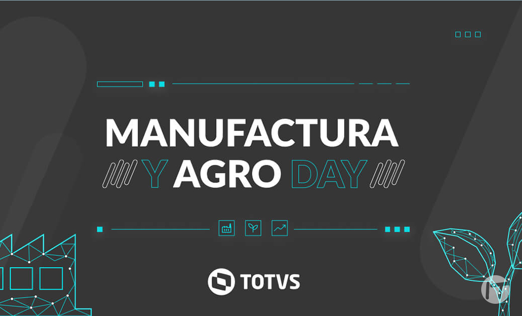 TOTVS presenta evento online y gratuito para debatir las tendencias tecnológicas y proyecciones para los sectores de manufactura y agro