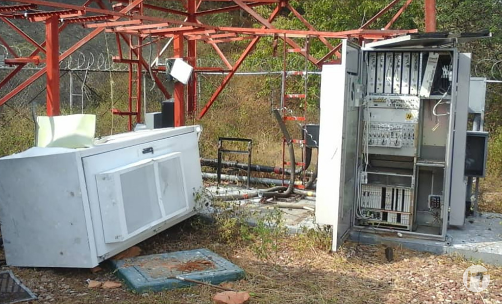 Guardia Nacional recupera materiales robados de radiobase de Movilnet en Ureña