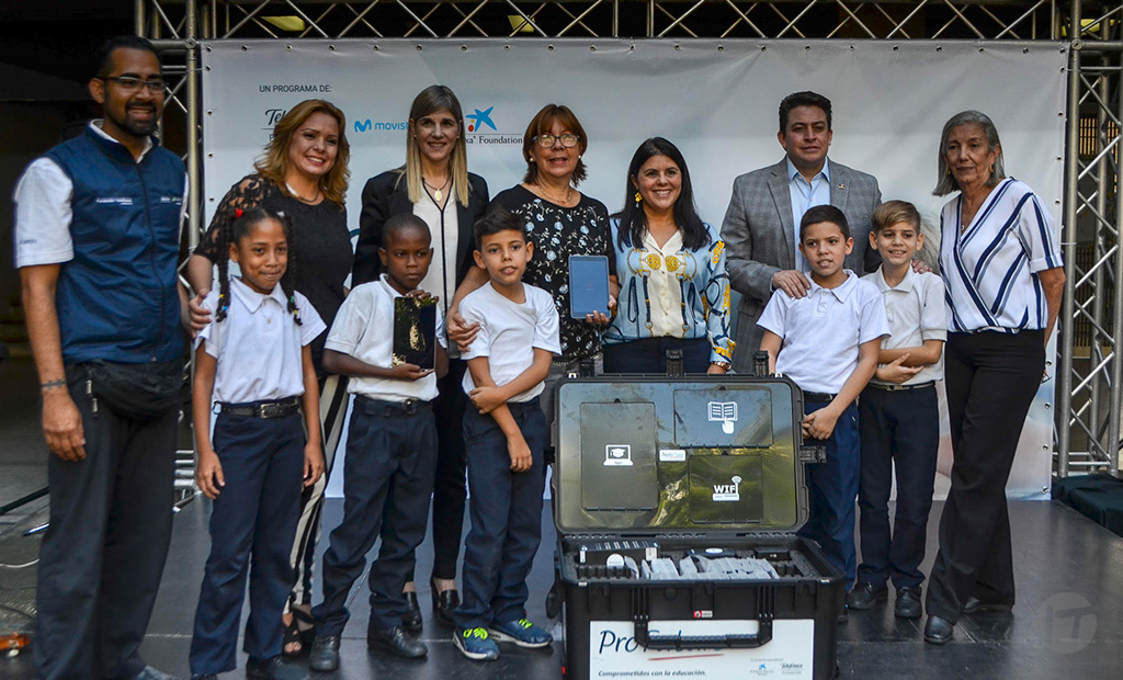 Movistar y alcaldía de Chacao. Fundación Telefónica Movistar anunció la alianza para el equipamiento portátil ProFuturo en las escuelas de la jurisdicción